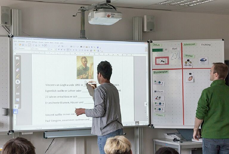 Schüler der BST am Medienboard